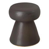 18 in. Portobello Ceramic Outdoor Garden Stool Outdoor