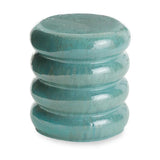 18 in. Torus Ceramic Outdoor Garden Stool