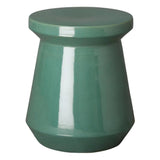 18 in. Vic Ceramic Outdoor Garden Stool