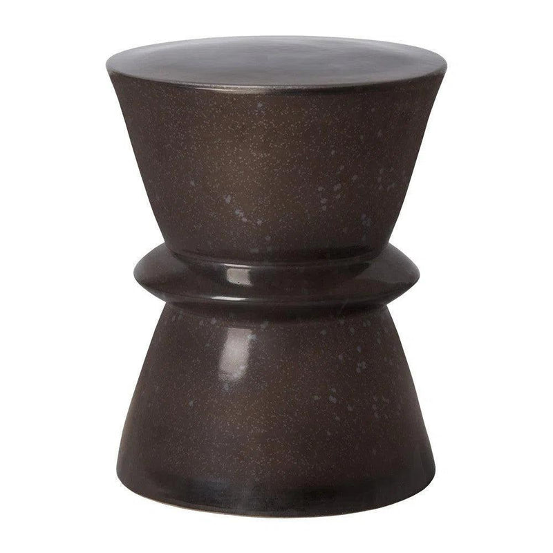 18 in. Zip Ceramic Outdoor Garden Stool