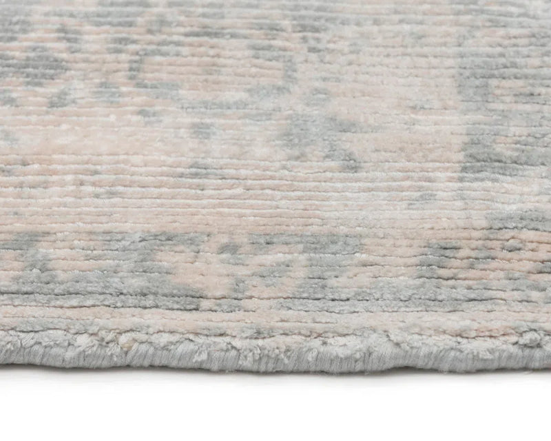 Boca Hand-Loomed Viscose Grey Rug