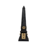 Victory Obelisk Brass Charm Sculpture