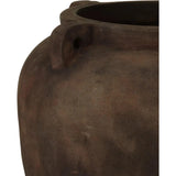 18.5 in. Ophelia Terracotta Chocolate Brown Planter