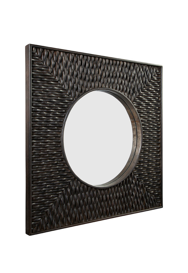 Mendez Wooden Framed Wall Mirror