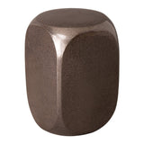 19 in. Dice Ceramic Garden Stool Side Table Outdoor-Outdoor Stools-Emissary-LOOMLAN