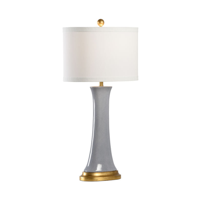 Hopper Gold Accents Smooth Finish Table Lamp