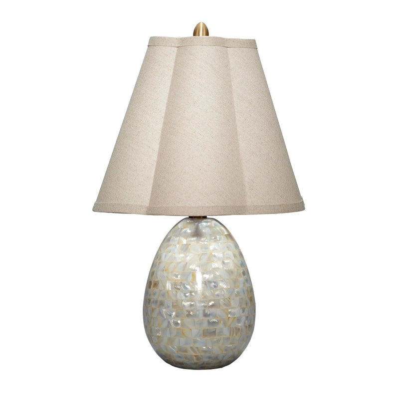 Capsule Mother Of Pearl Table Lamp By Jamie Young