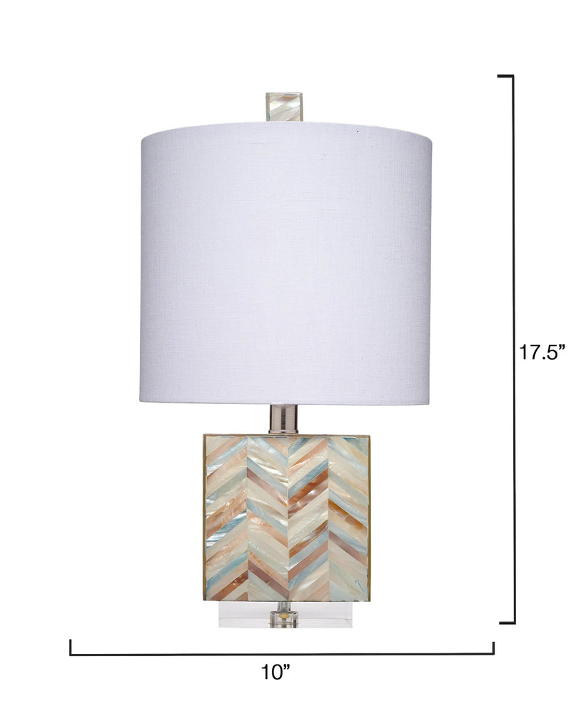 Garbo Mother of Pearl Table Lamp