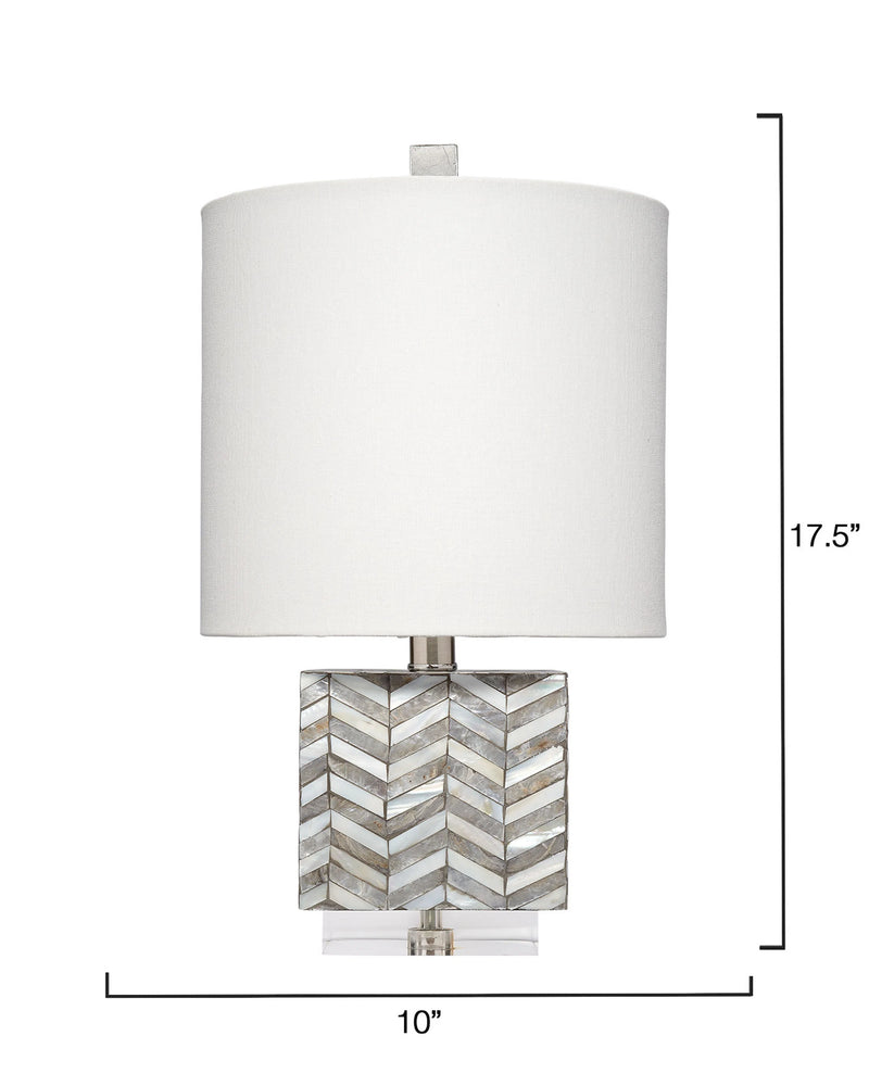 Garbo Mother of Pearl Table Lamp