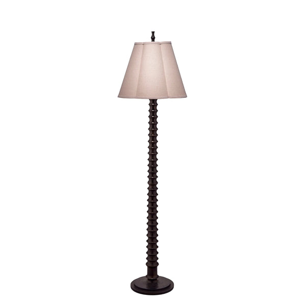 Revolution Wood Floor Lamp Black Elegant Design