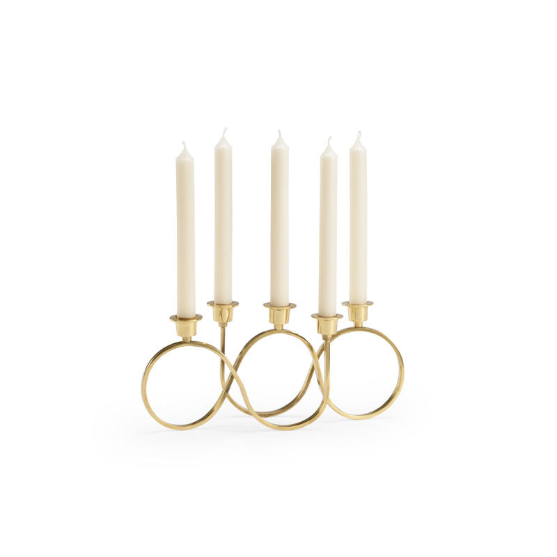 Windsor Candlestick Brass Made Five Candleholder