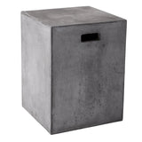 Castor Concrete Outdoor Square End Table