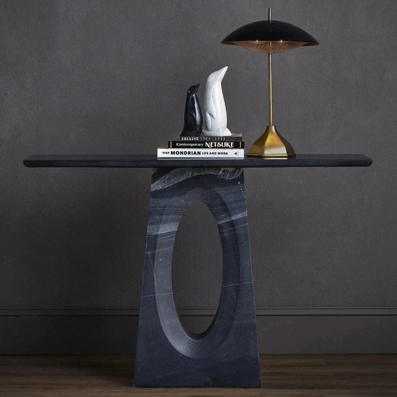 Demi Black Console Table