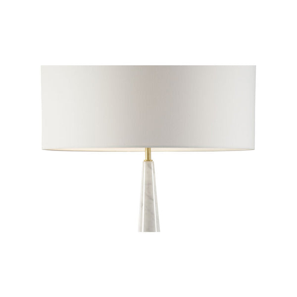 Tulip White Marble Silhouette Table Lamp