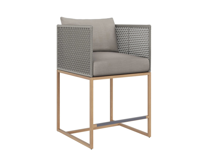 Crete Fabric Outdoor Counter Stool