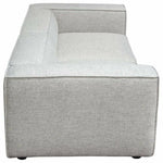 2 PC Set Beige Low Back Modular Sofa in Barley