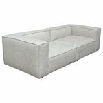 2 PC Set Beige Low Back Modular Sofa in Barley - LOOMLAN - Diamond Sofa - Modular Sofas