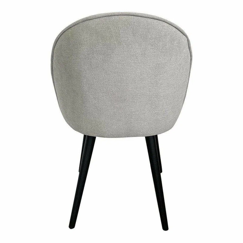 20 Inch Dining Chair Light Grey (Set Of 2) Grey Contemporary Dining Chairs LOOMLAN By Moe's Home