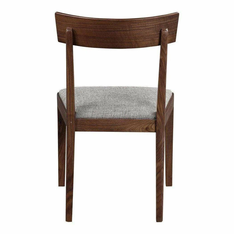 20 Inch Dining Chair Walnut Set Brown