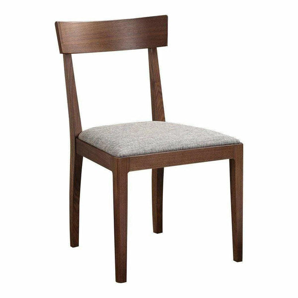 20 Inch Dining Chair Walnut Set Brown