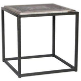 20 Inch Marble Side Table Grey Contemporary Side Tables LOOMLAN By Moe's Home
