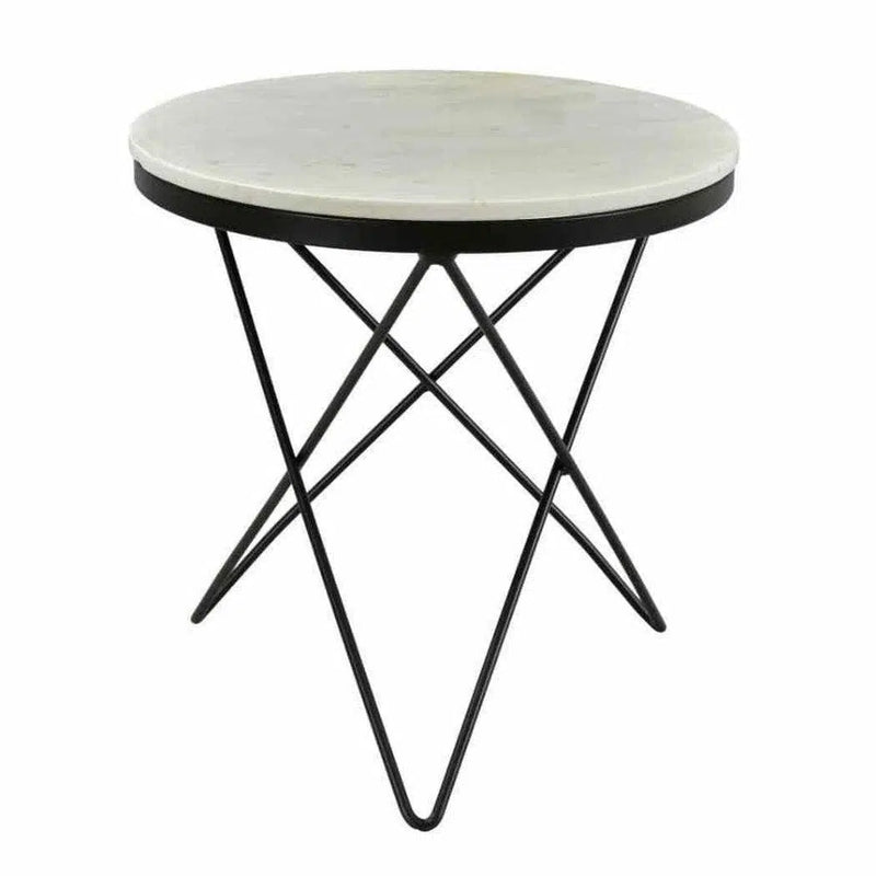 20 Inch Side Table Black Black Contemporary