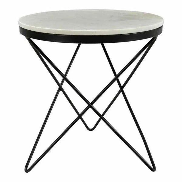 20 Inch Side Table Black Black Contemporary