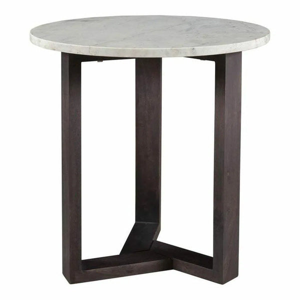 20 Inch Side Table Charcoal Grey Scandinavian Side Tables LOOMLAN By Moe's Home