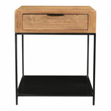 20 Inch Side Table Natural Contemporary Side Tables LOOMLAN By Moe's Home