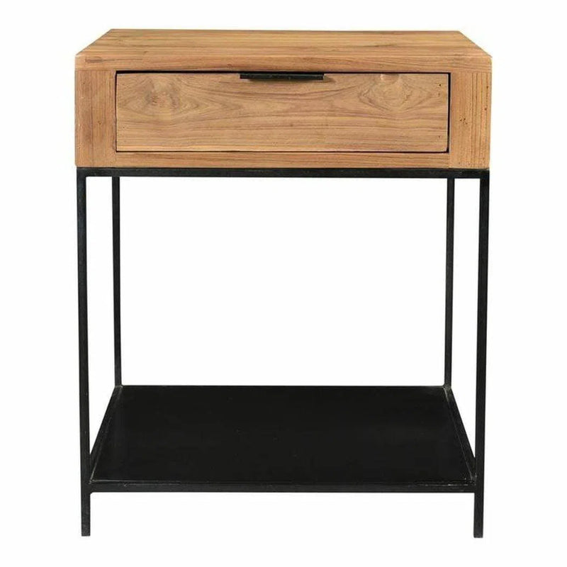 20 Inch Side Table Natural Contemporary Side Tables LOOMLAN By Moe's Home