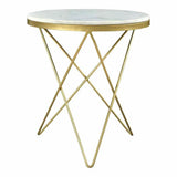 20 Inch Side Table White Contemporary Side Tables LOOMLAN By Moe's Home