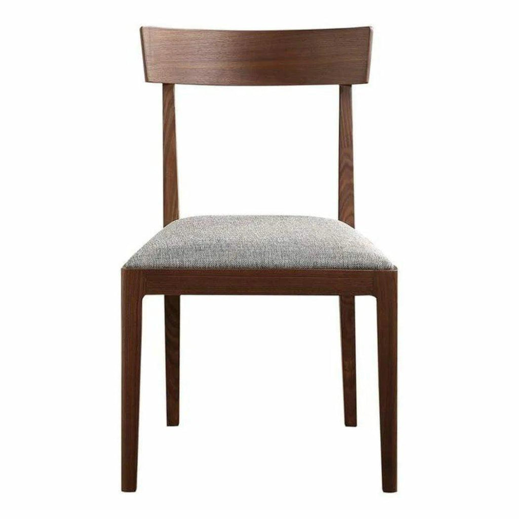 20 Inch Dining Chair Walnut Set Brown - LOOMLAN - Moe's Home - Dining Chairs