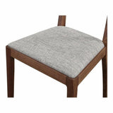 20 Inch Dining Chair Walnut Set Brown - LOOMLAN - Moe's Home - Dining Chairs
