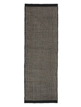 Asko Black Wool Area Rug By Linie Design