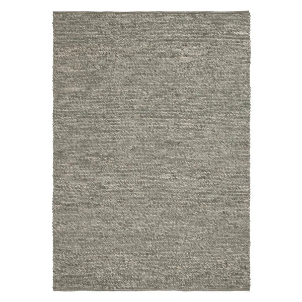 Agner Grey Wool Area Rug By Linie Design