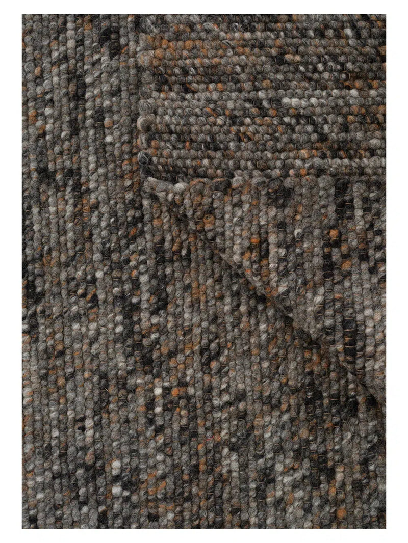 Agner Charcoal Wool Area Rug By Linie Design