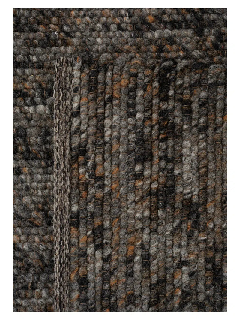 Agner Charcoal Wool Area Rug By Linie Design