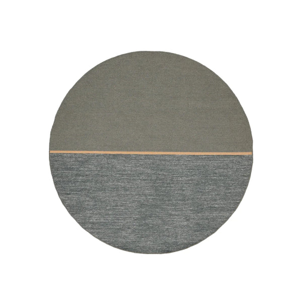 Magnetize Green Wool Area Rug By Linie Design