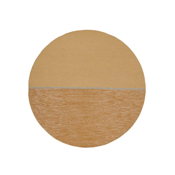 Magnetize Ochre Wool Area Rug By Linie Design