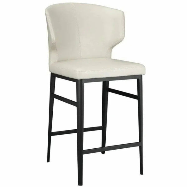 20.5 Inch Counter Stool Beige Contemporary - LOOMLAN - Moe's Home - Counter Stools