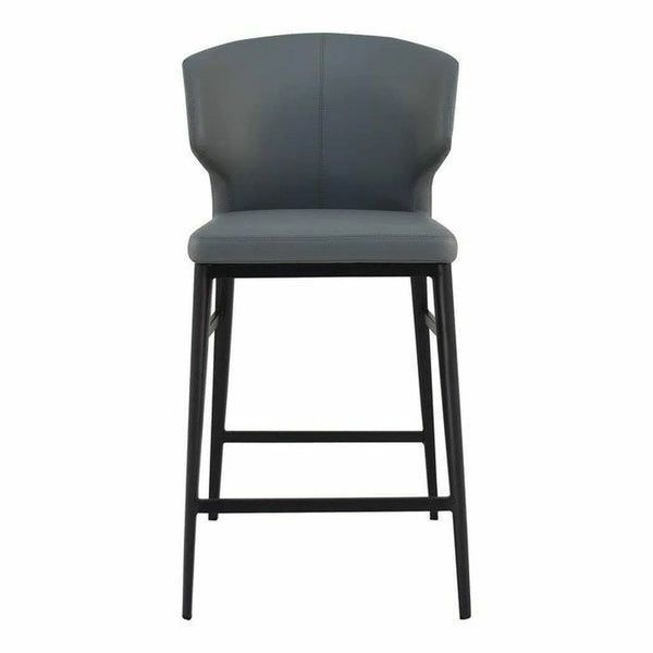 20.5 Inch Counter Stool Grey Contemporary Counter Stools LOOMLAN By Moe's Home