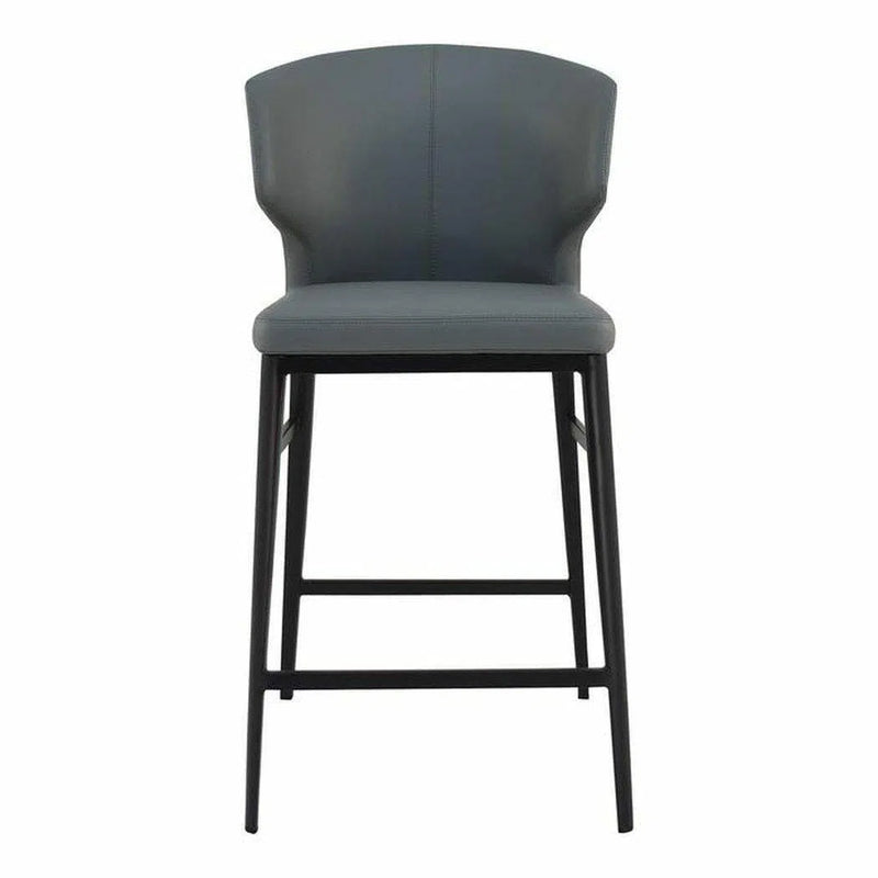 20.5 Inch Counter Stool Grey Contemporary Counter Stools LOOMLAN By Moe's Home