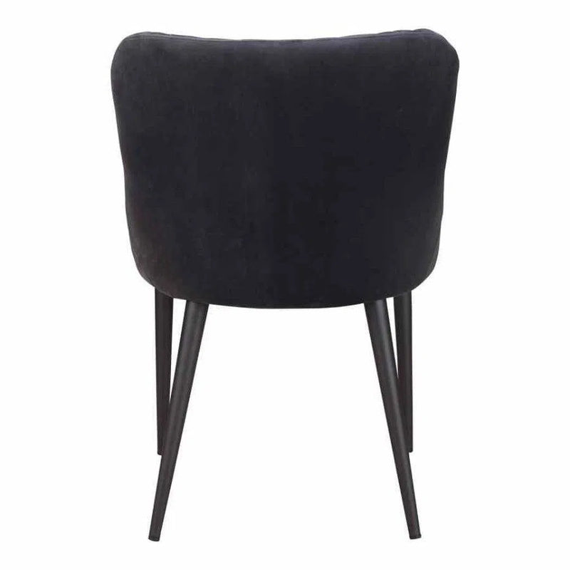 20.5 Inch Dining Chair Dark Grey Contemporary Dining Chairs LOOMLAN By Moe's Home