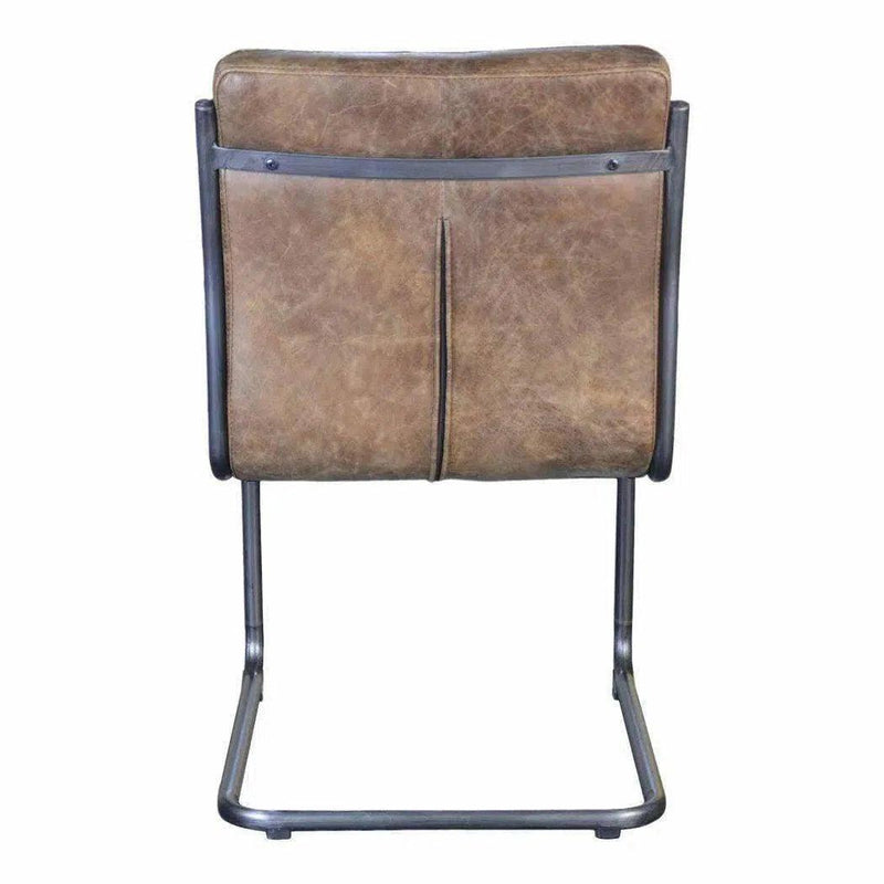 Ansel Leather Upholstered Armless Dining Chair (Set Of 2)