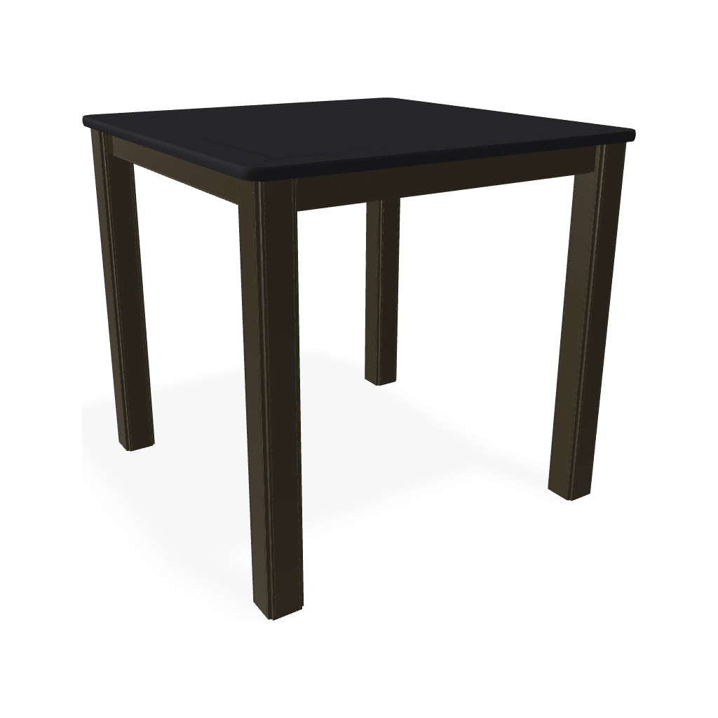 21" Square Marine Grade Polymer End Table