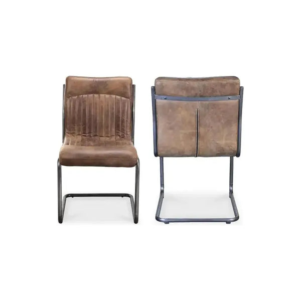 21 in Dining Chair Leather Set Of 2