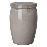 21 in. Drum Too Ceramic Outdoor Garden Stool