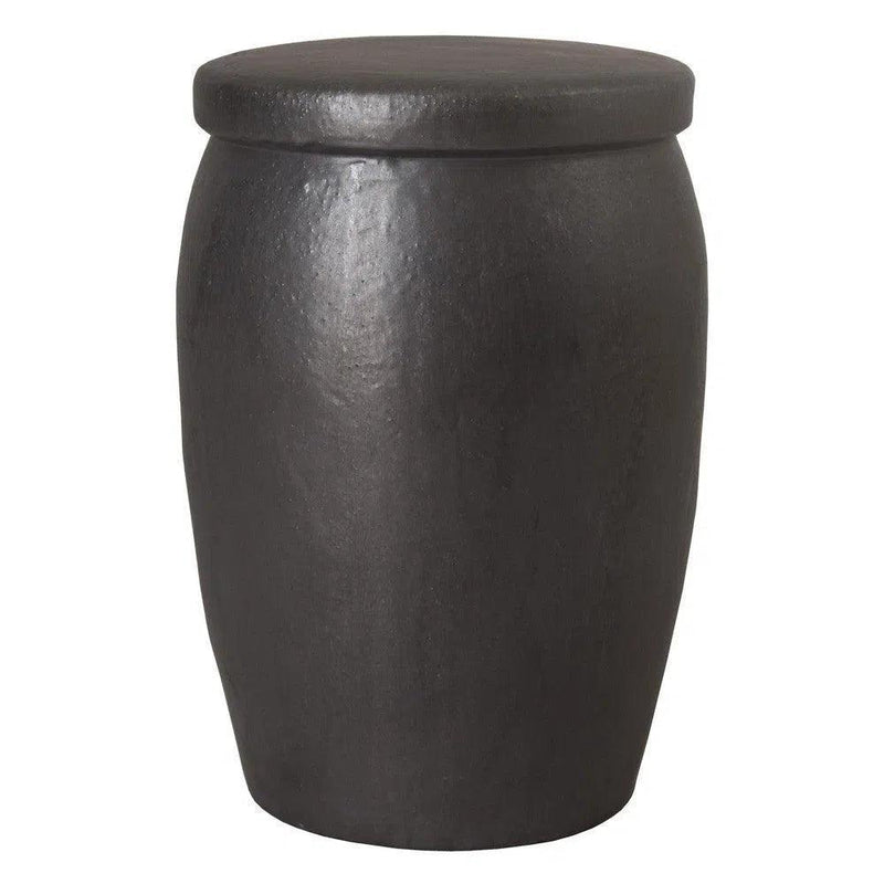 21 in. Drum Too Ceramic Outdoor Garden Stool