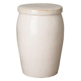 21 in. Drum Too Ceramic Outdoor Garden Stool