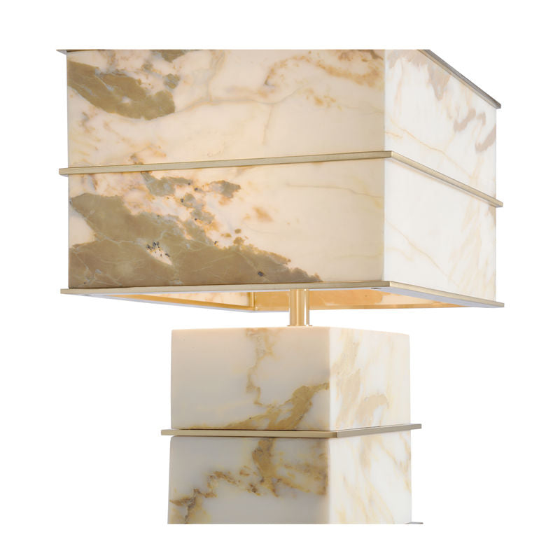 Barletta Marble Made Table Lamp - LOOMLAN - Wildwood - Table Lamps